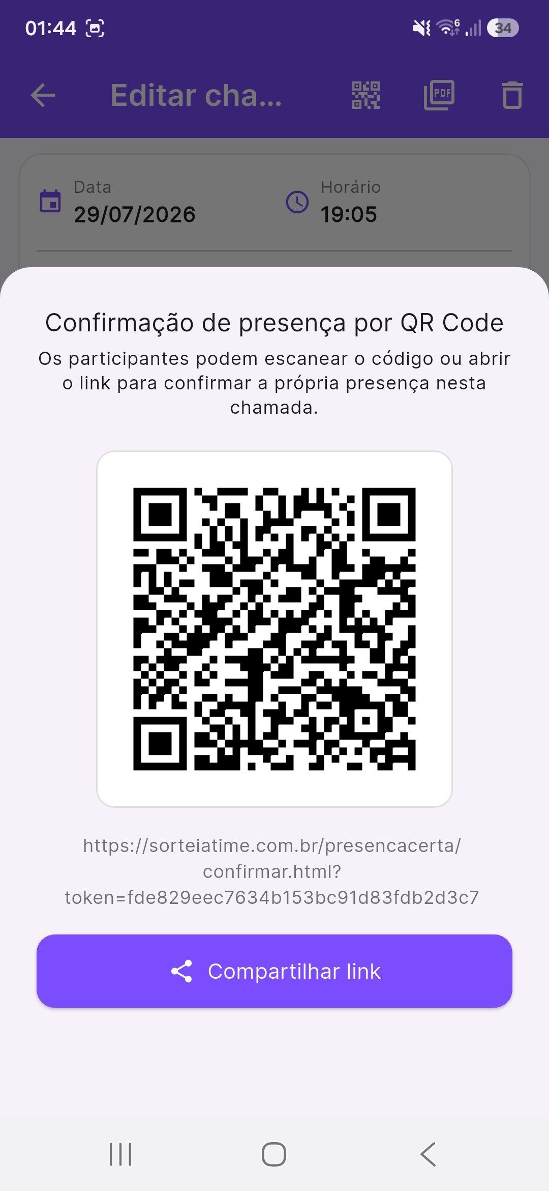 Compartilhar QR Code
